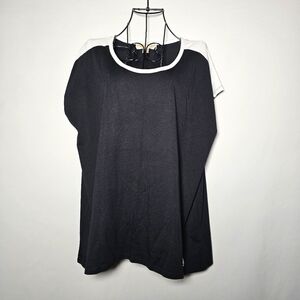 Michael Kors black dolman sleeve tee size Large